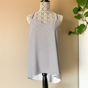 Express Barcelona Reversible Cami, Black White, L